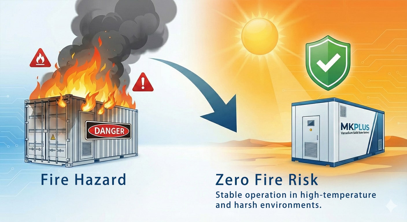 Zero risk of fire