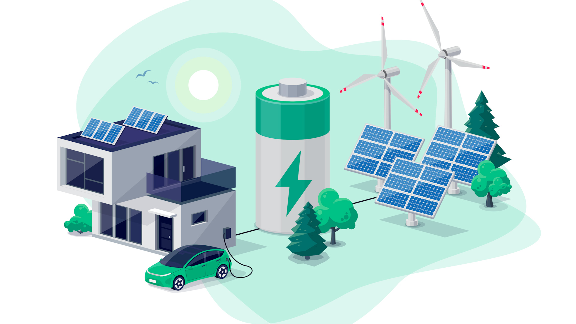 余剰電力を効率よく蓄電できるバナジウム固体電池